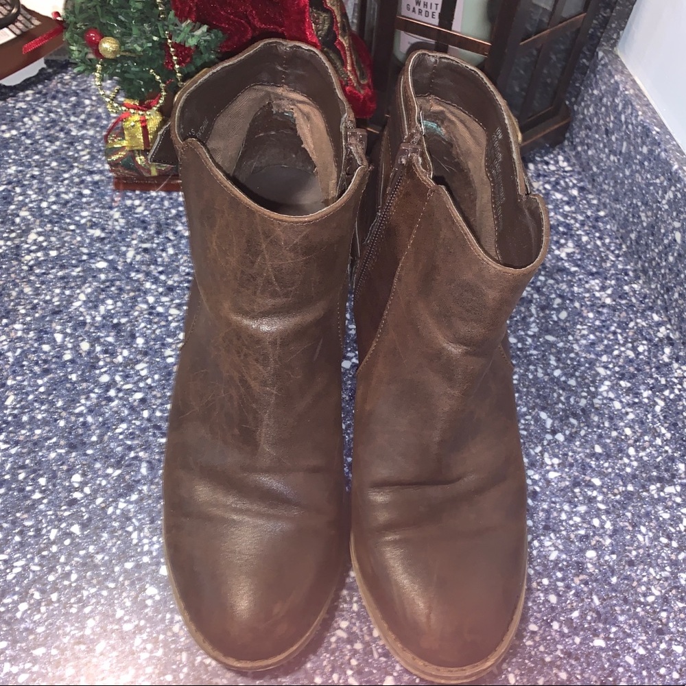 ankle booties with straps